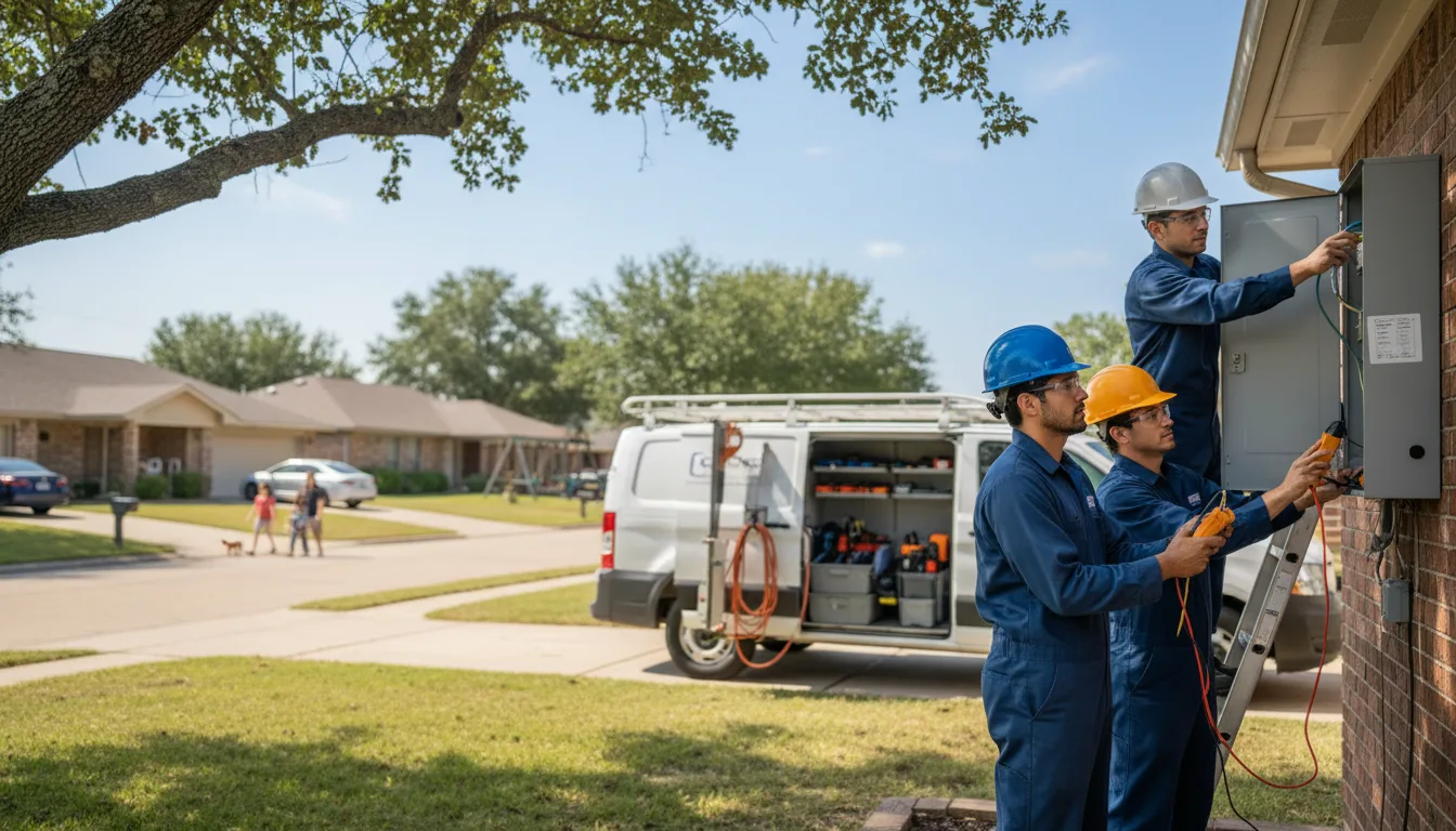 Certified electrician providing emergency electrical services in Columbia, CT